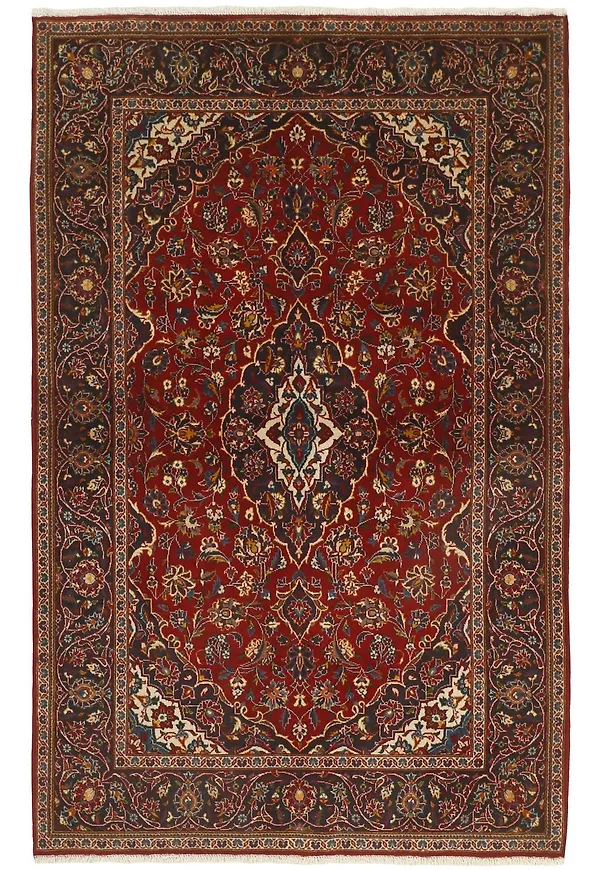 Mysig matta i blått från Rezas.