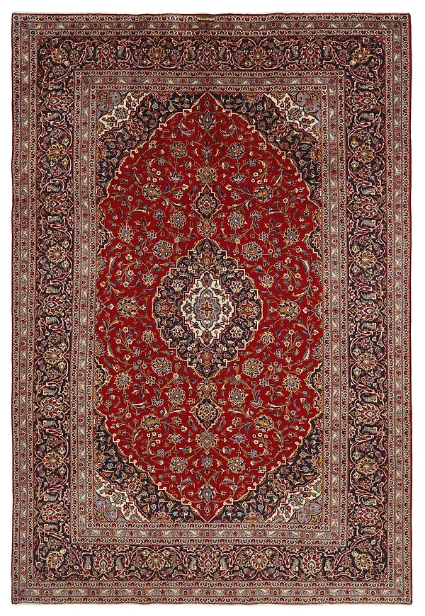 Söt blå ullmatta 2026 från Rezas.