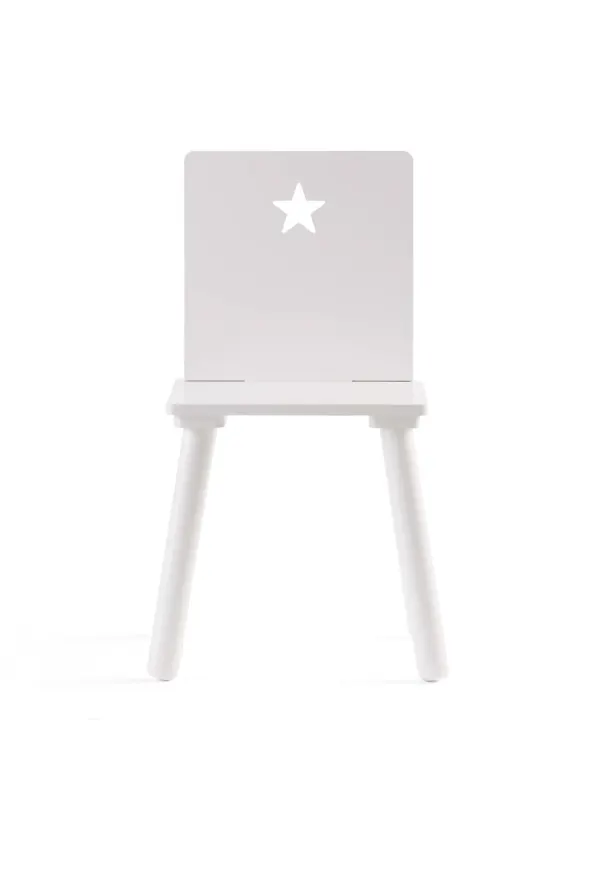 Riktigt fin vit stol 2025 från Kid's Concept.