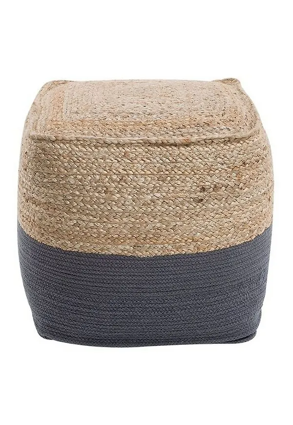 Cool sittpuff i beige färg gjord i bomull.