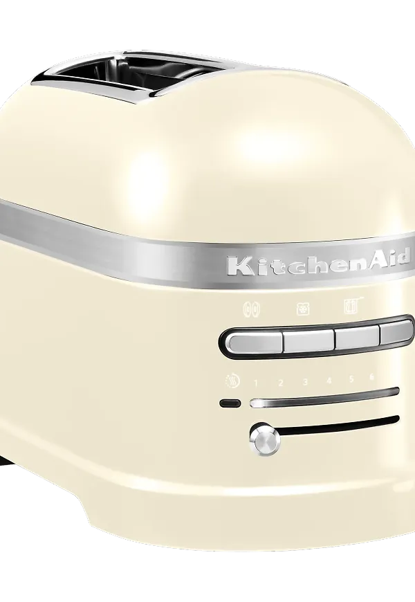 Modern brödrost i vitt från KitchenAid.