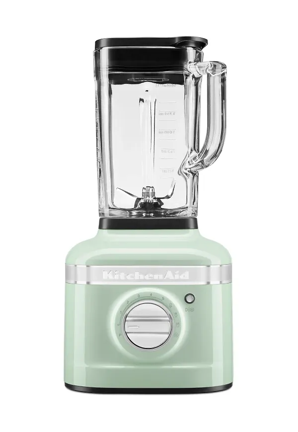 Grön KitchenAid-blender i snygg modell.