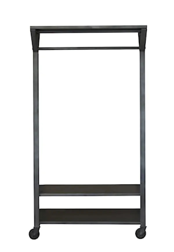 Riktigt trendig möbel i svart färg gjord i järn.