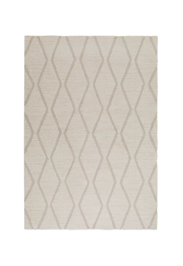 Vit KM Home-matta i stilren modell.