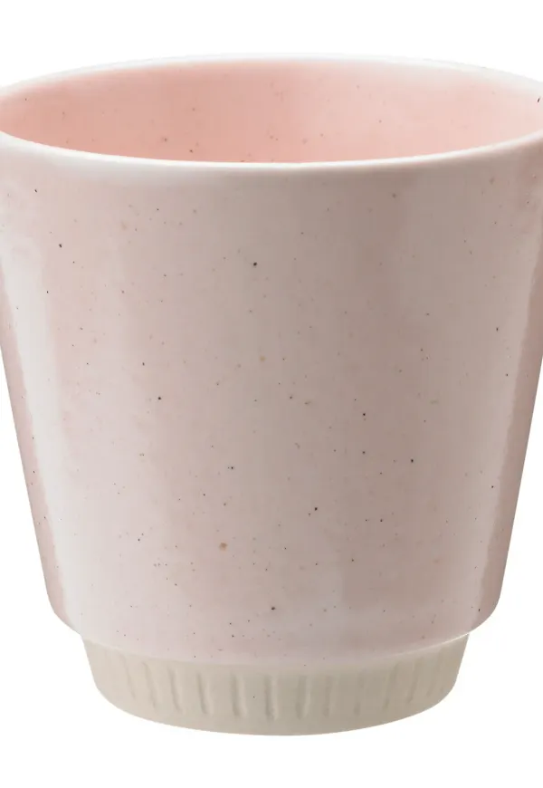 Rosa Knabstrup Keramik-mugg i moderiktig modell.