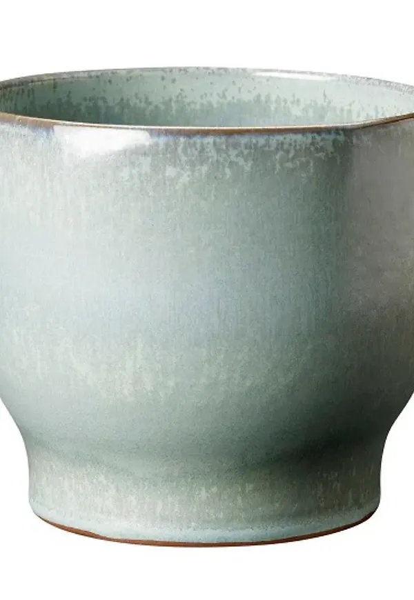 Elegant ytterkruka i grönt från Knabstrup Keramik.