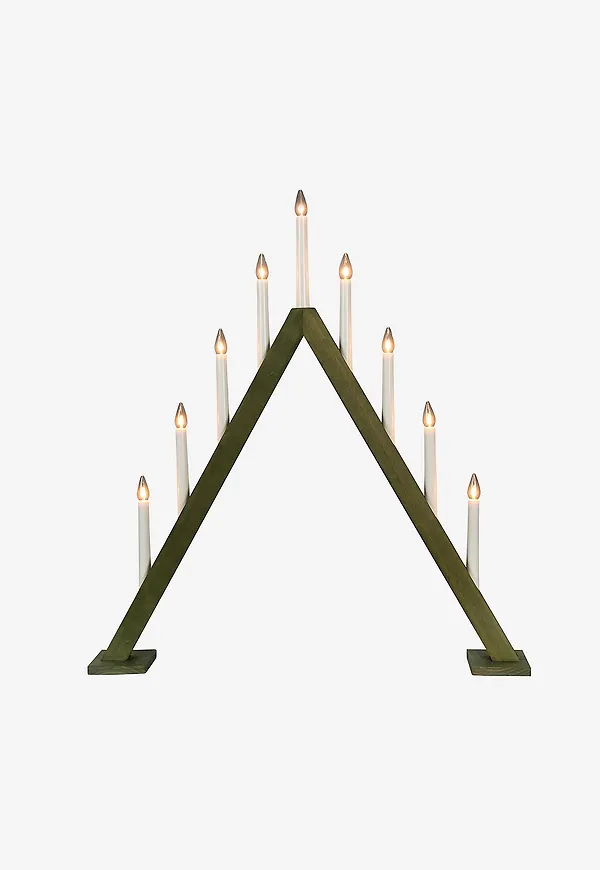 Grön Konstsmide-adventsljusstake i exklusiv modell.