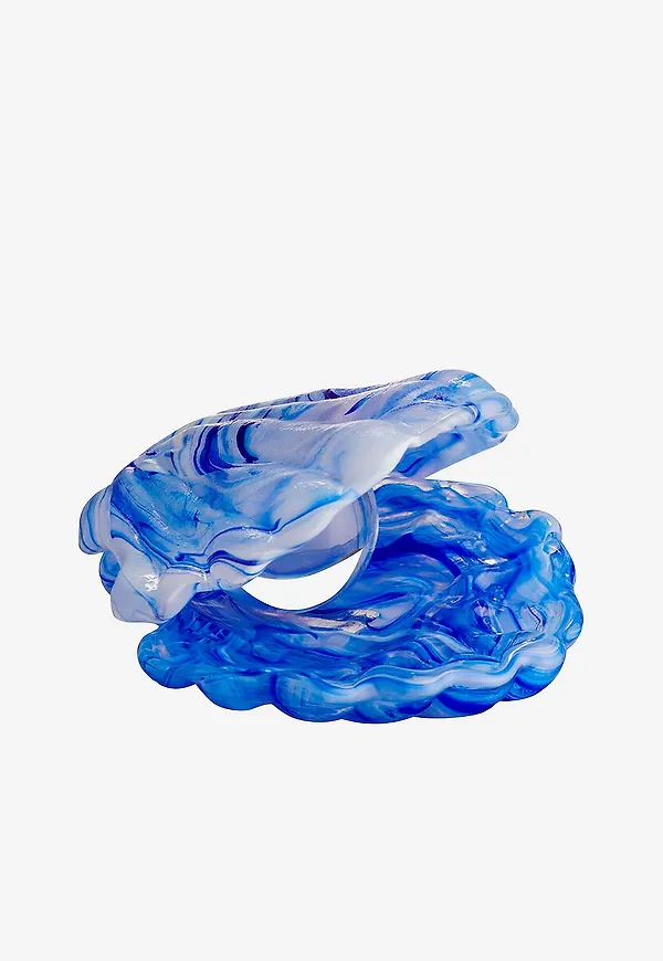 Otroligt snygg skulptur i blått från Kosta Boda.