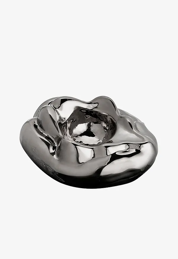 Modern skulptur i silver från Kosta Boda.