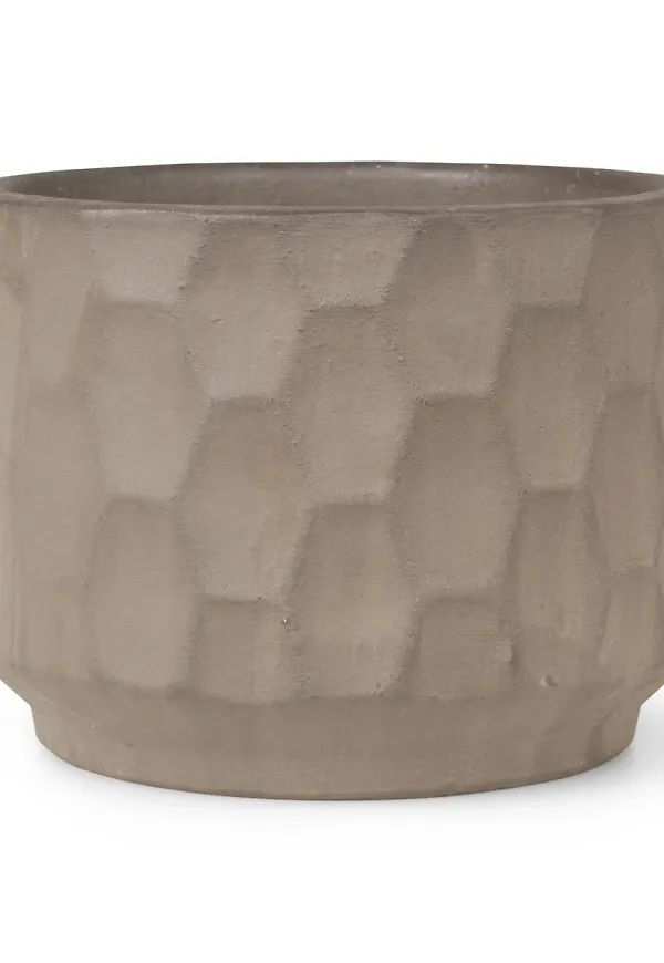 Riktigt fin blomkruka i brunt från Kähler.