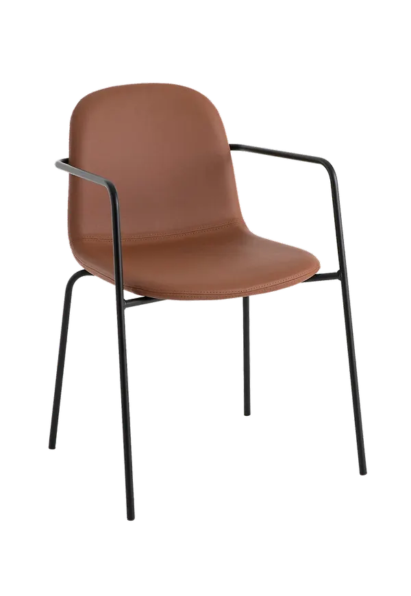 Moderiktig karmstol i bomull från La Redoute.