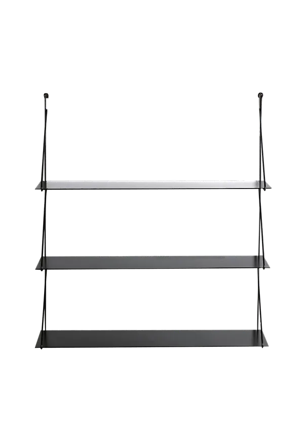 Svart La Redoute-vägghylla i fantastiskt fin modell.