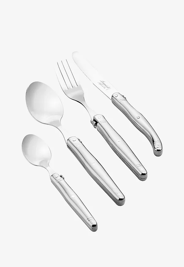 Söt bestickset i silver från Laguiole Style de Vie.