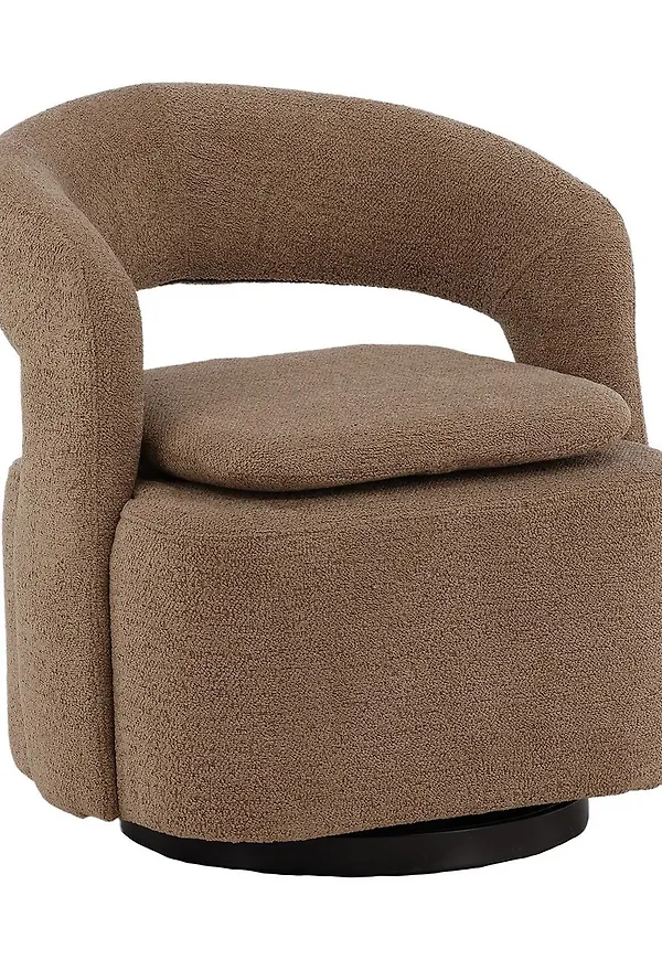 Beige Venture Home-fåtölj i ek i fantastiskt fin modell.