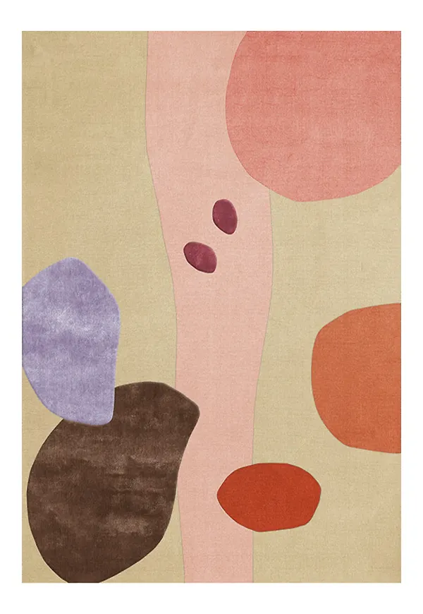 Skön möbel i ull från Layered.