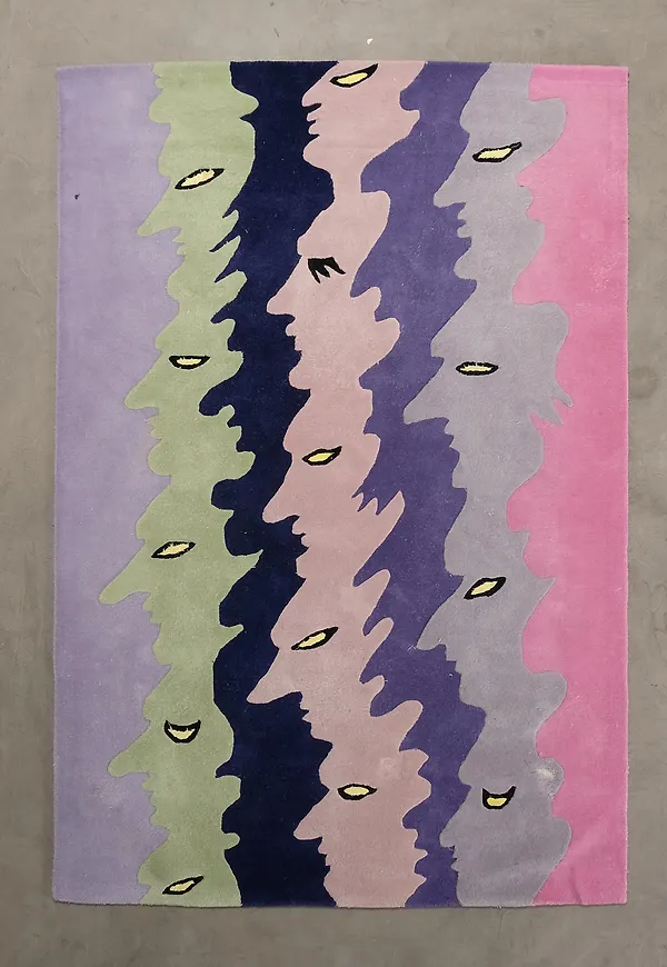 Trendig matta i flerfärgat från Layered.