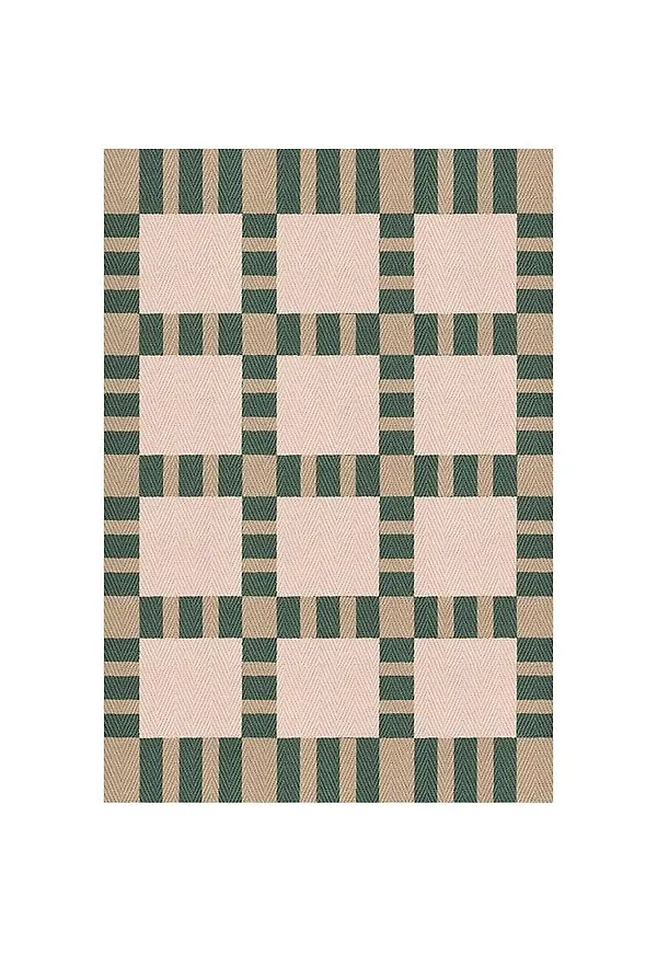 Snygg jutematta i bomull från Layered.