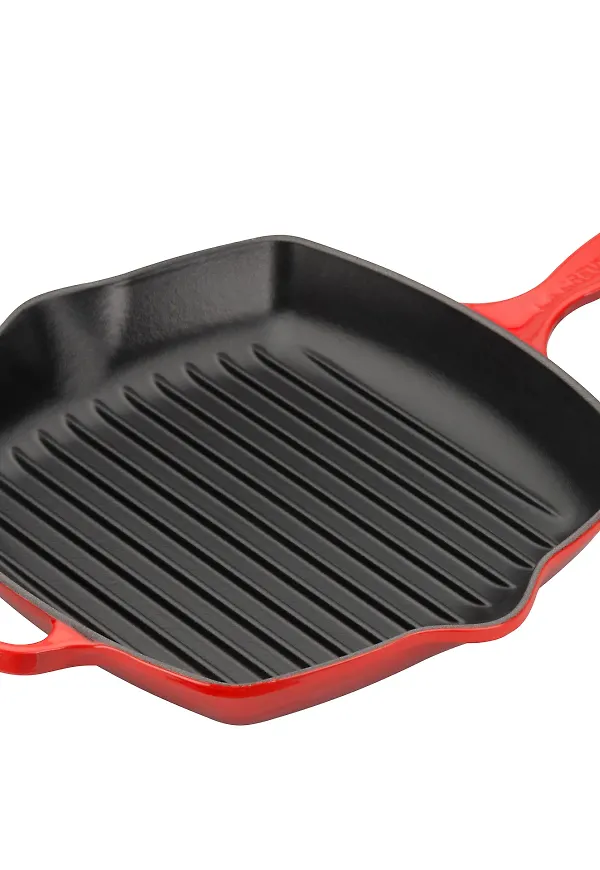 Trendig grillpanna i rött från Le Creuset.