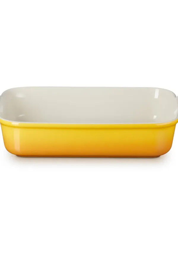 Ikonisk ugnsform i gult från Le Creuset.
