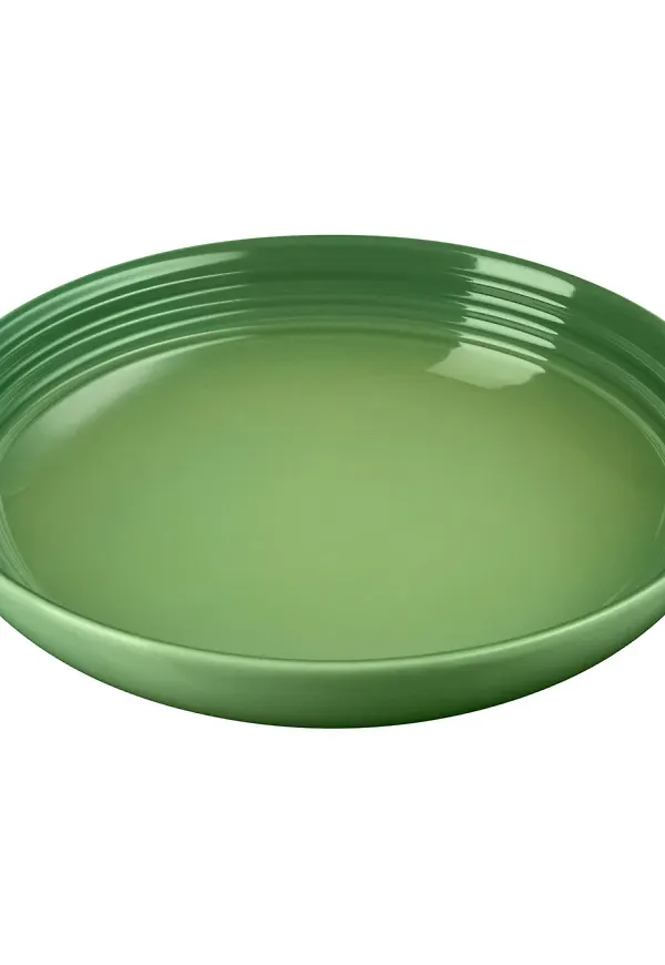 Superfin pastatallrik i grönt från Le Creuset.