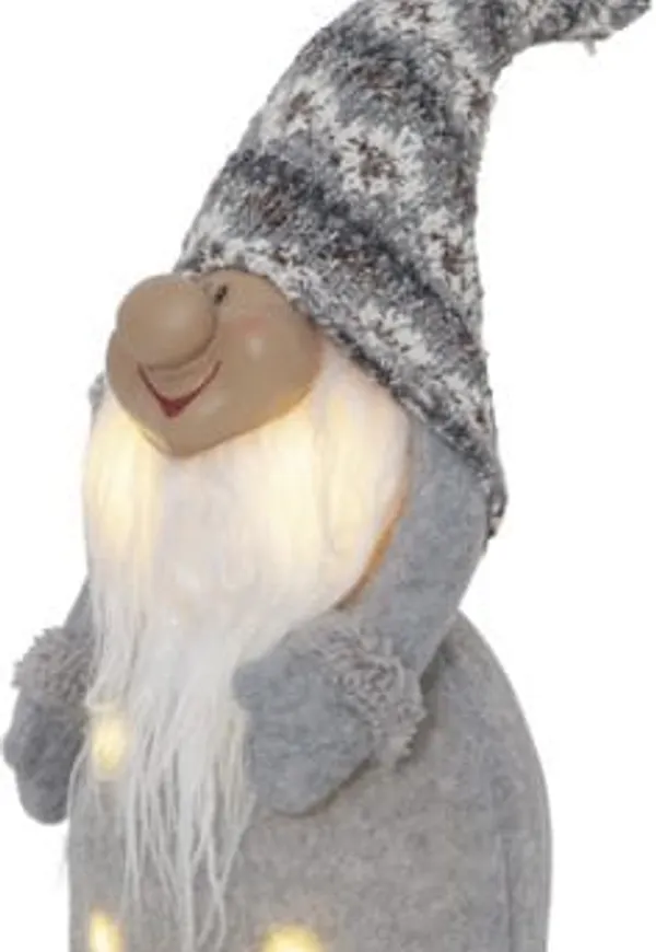 Grå Star Trading-tomte i riktigt snygg modell.