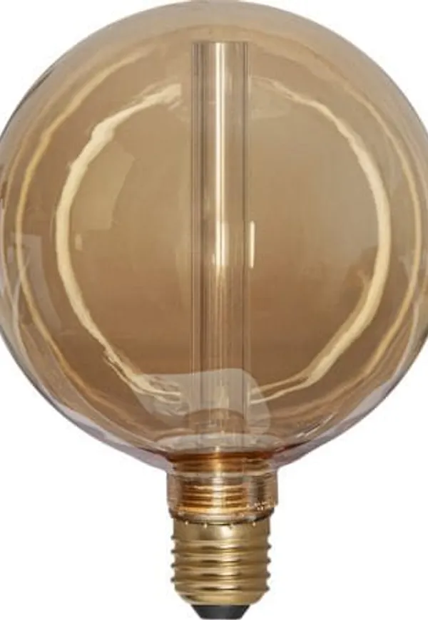 Brun Star Trading-glödlampa i smickrande modell.