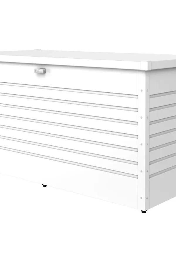 Vit Biohort-dynlåda i snygg modell.