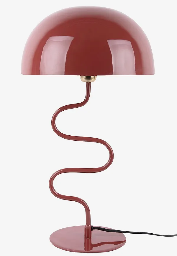 Röd Leitmotiv-bordslampa i komfortabel modell.