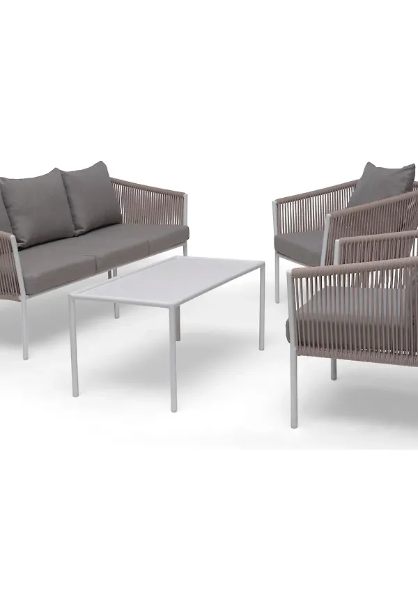 Vacker aluminiumsoffgrupp 2025 från Hillerstorp.