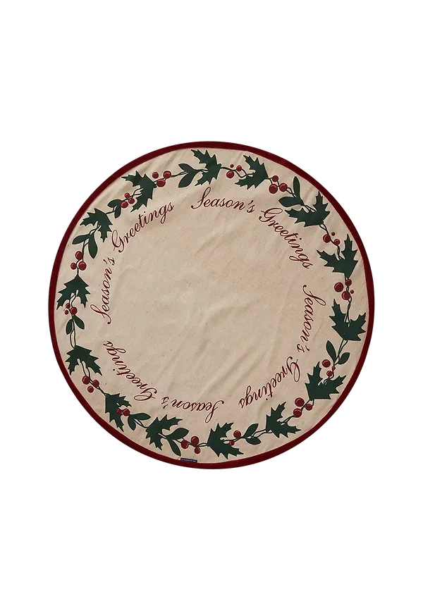 Superfin julgransmatta i bomull från Lexington.