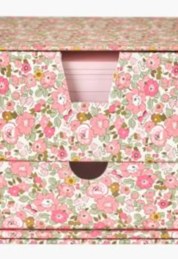 Rosa Papertales-förvaringslåda i jättesnygg modell.