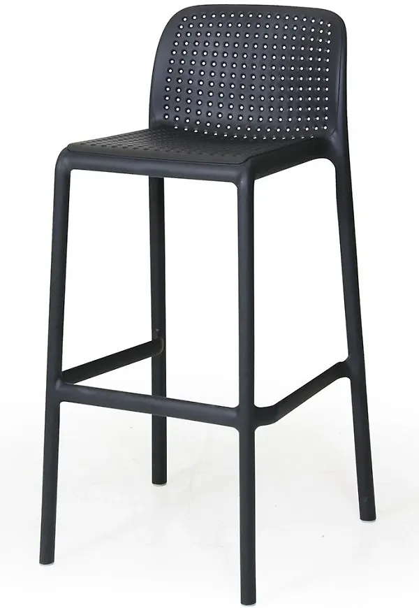 Grå Brafab-barstol i härlig modell.