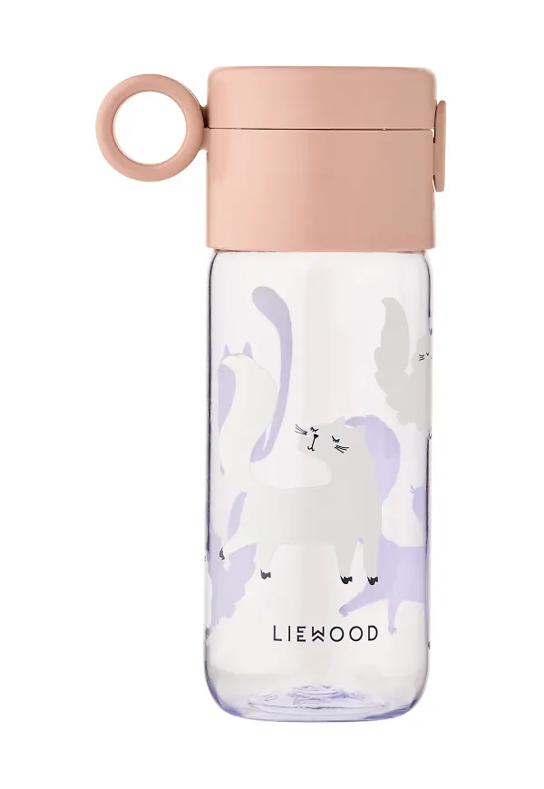 Rosa Liewood-vattenflaska i mysig modell.