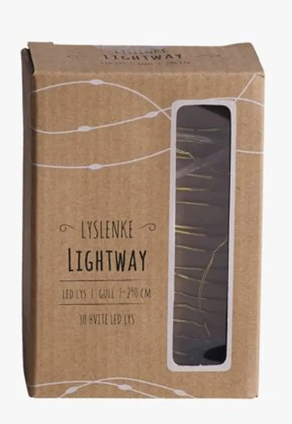 Riktigt trendig guldlampa 2025 från hemtex.