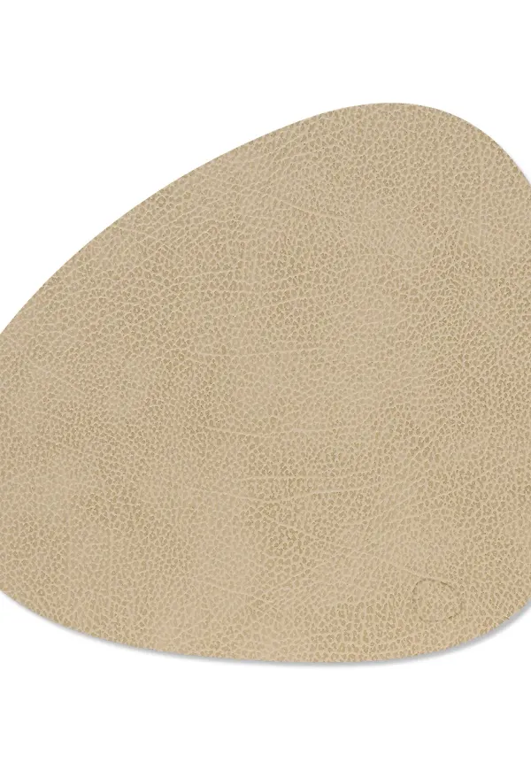 Beige LIND DNA-bordstablett i stilren modell.