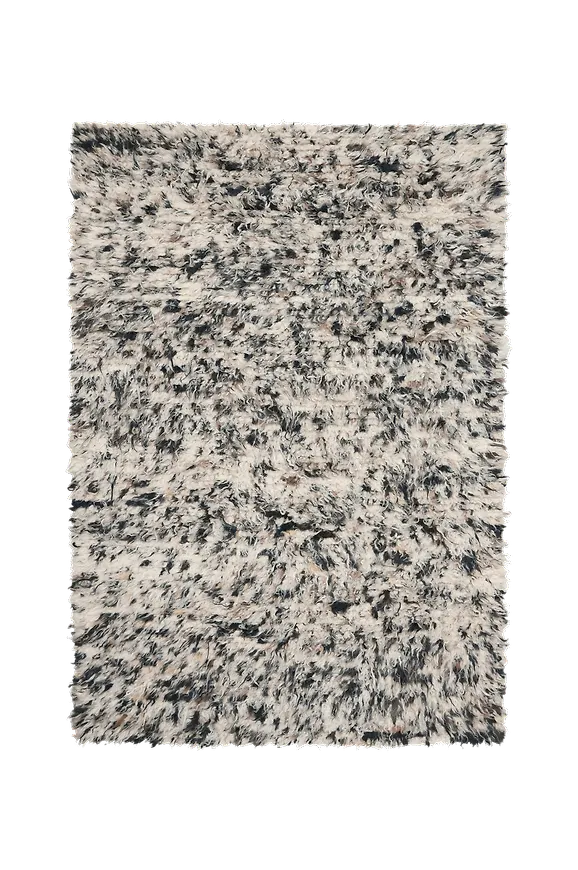 Flerfärgad Linie Design-ullmatta i supersnygg modell.