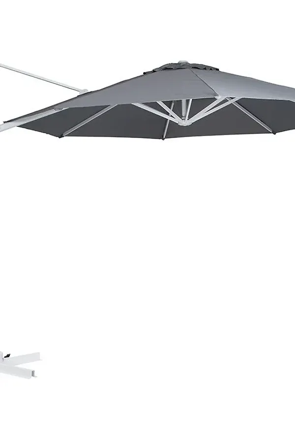 Fantastiskt fin grå utemöbel i aluminium från Brafab.