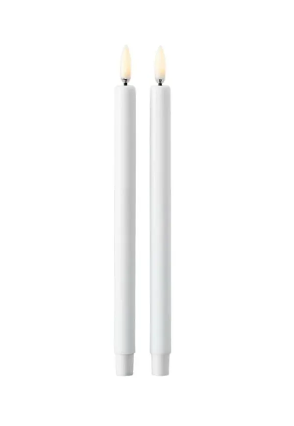 Vit Stoff Nagel-doftljus i söt modell.