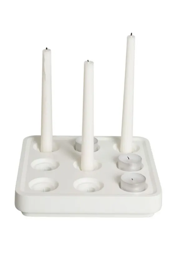 Vit Born in Sweden-matta i härlig modell.