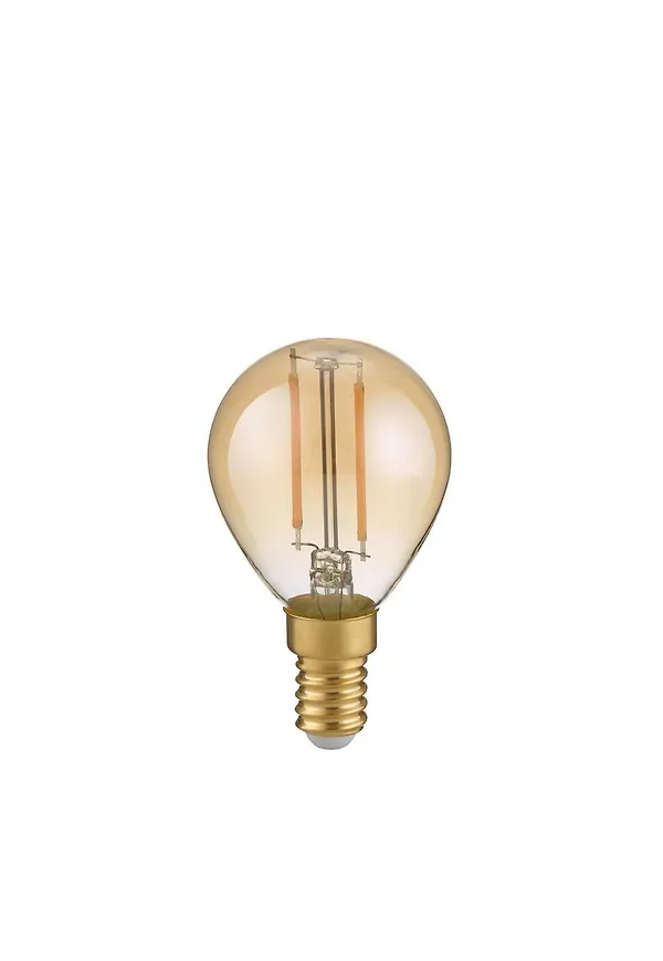 Moderiktig glödlampa i oranget från Trio Lighting.
