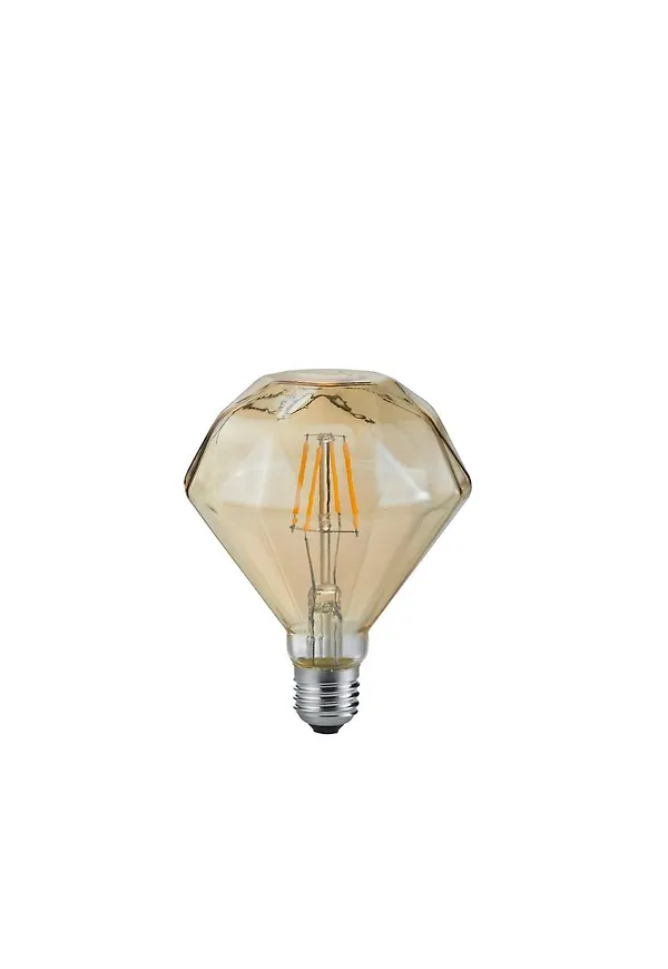 Vit Trio Lighting-koltrådslampa i komfortabel modell.