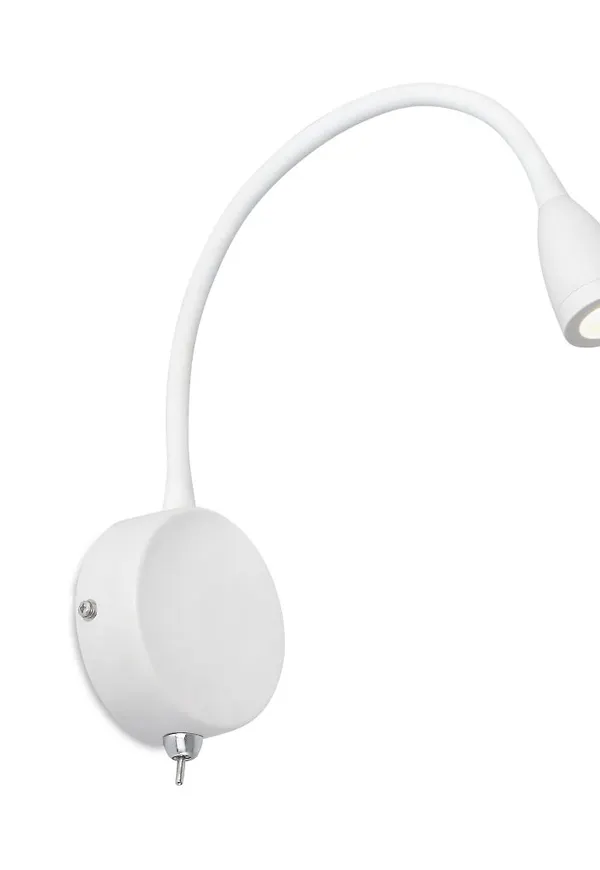 Jättefin läslampa i aluminium från Faro Barcelona.