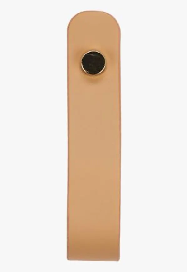 Brun hemtex-handdukshängare i söt modell.