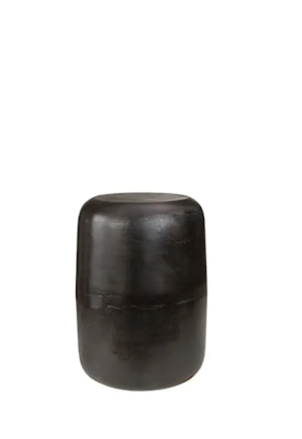 Klassisk svart sidobord i aluminium från Artwood.