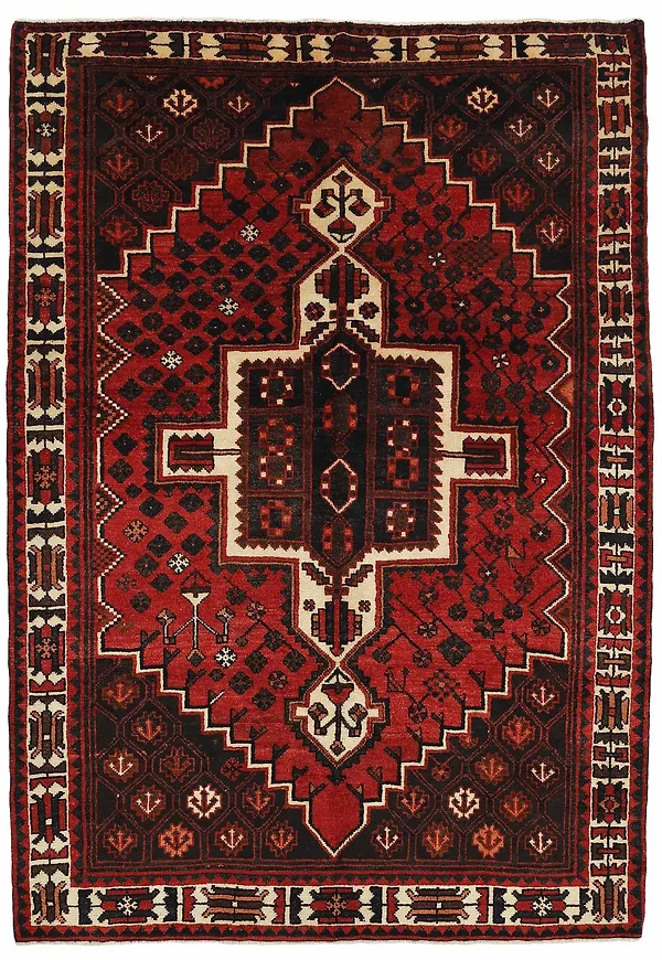 Vacker röd matta 2026 från Rezas.