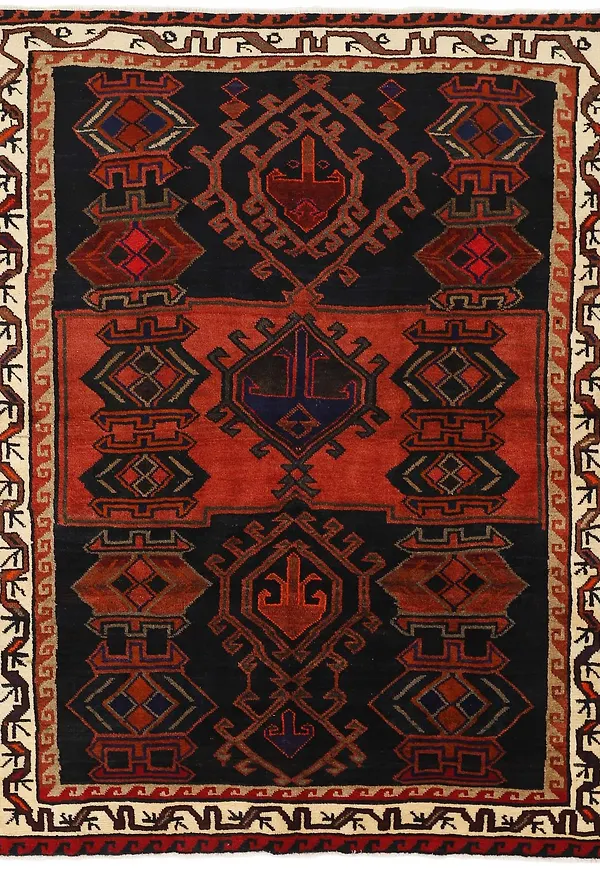 Trendig ullmatta i rött från Rezas.