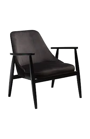 Otroligt snygg svart fåtölj 2025 från Dan Form Denmark.