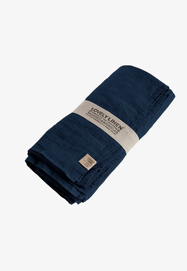 Härlig duk i blått från Lovely Linen.