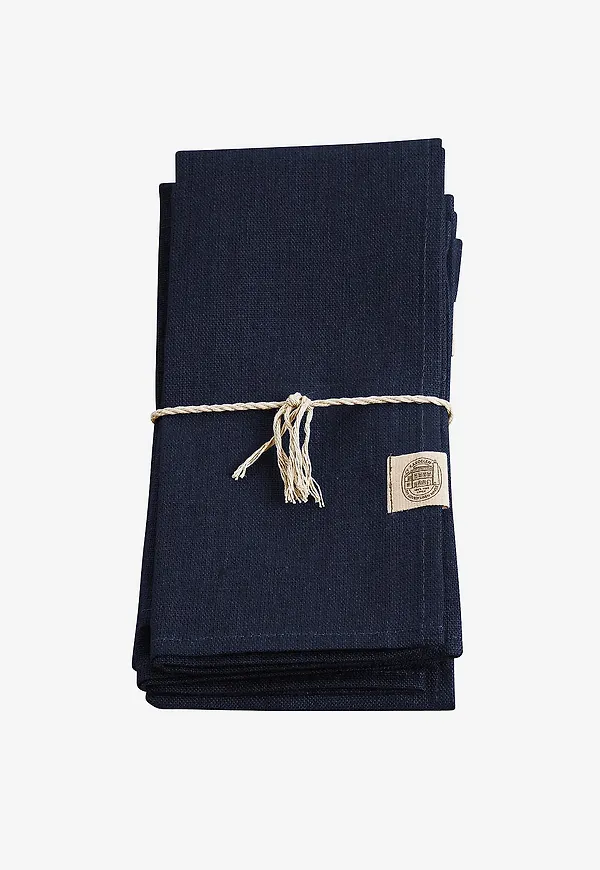 Otroligt fin servett i blått från Lovely Linen.