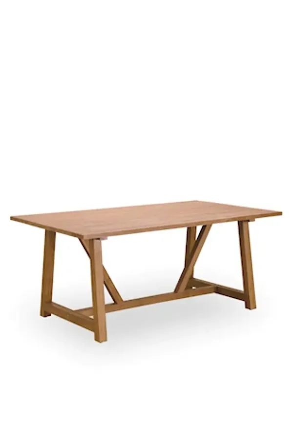 Mysig teakbord i brunt från Sika Design.